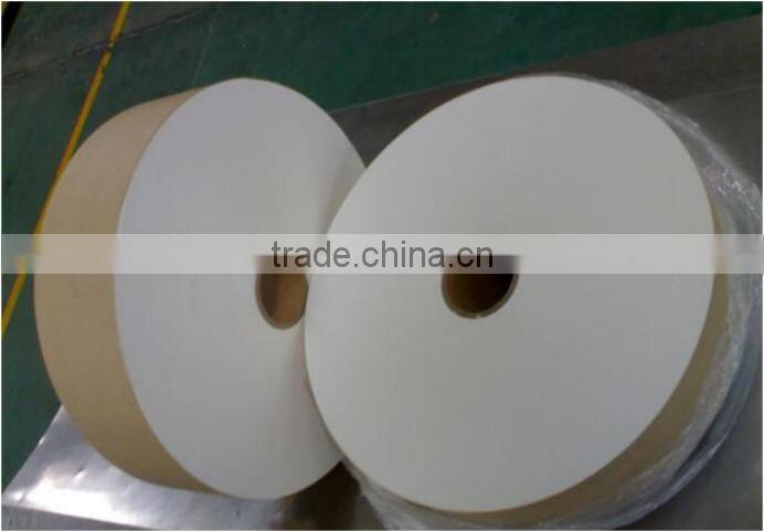 16.5g high quality tea bag filter paper in roll for single chamber tea bag application.