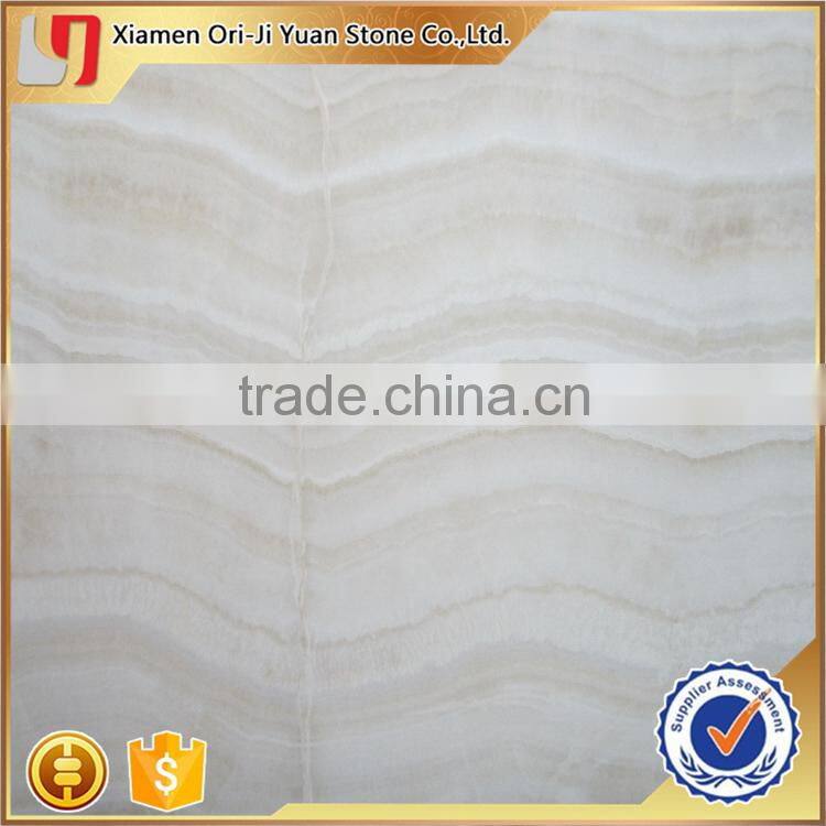 Top level stylish natural white onyx stone tiles