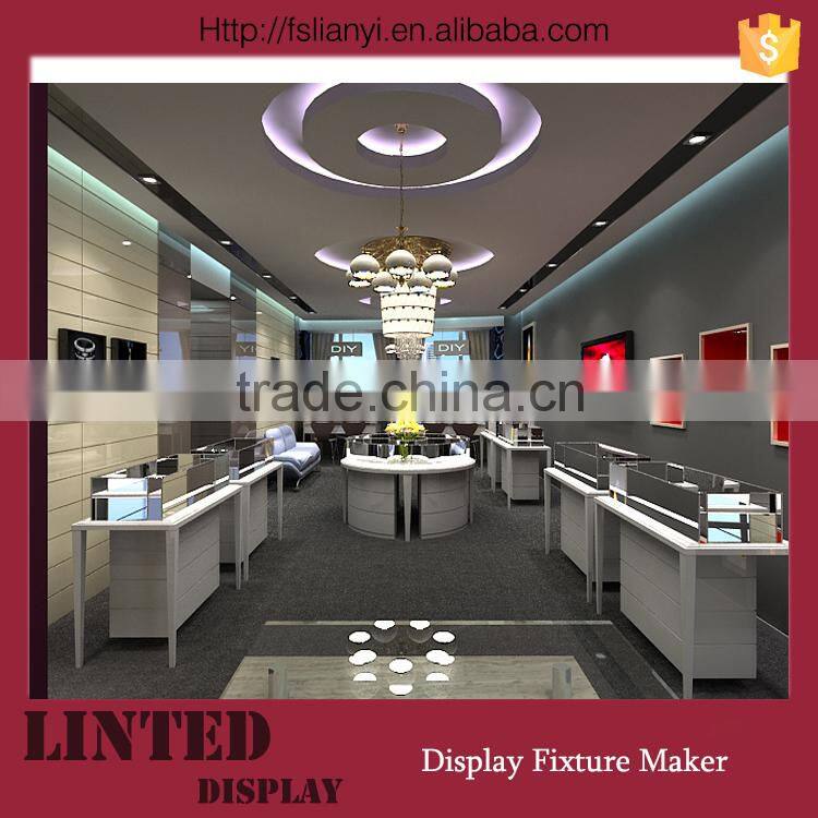 glass jewelry and watch display Cabinet