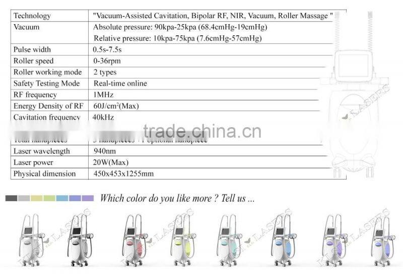 Ultrasonic Cavitation Vacuum Slimming Machine from KLSi