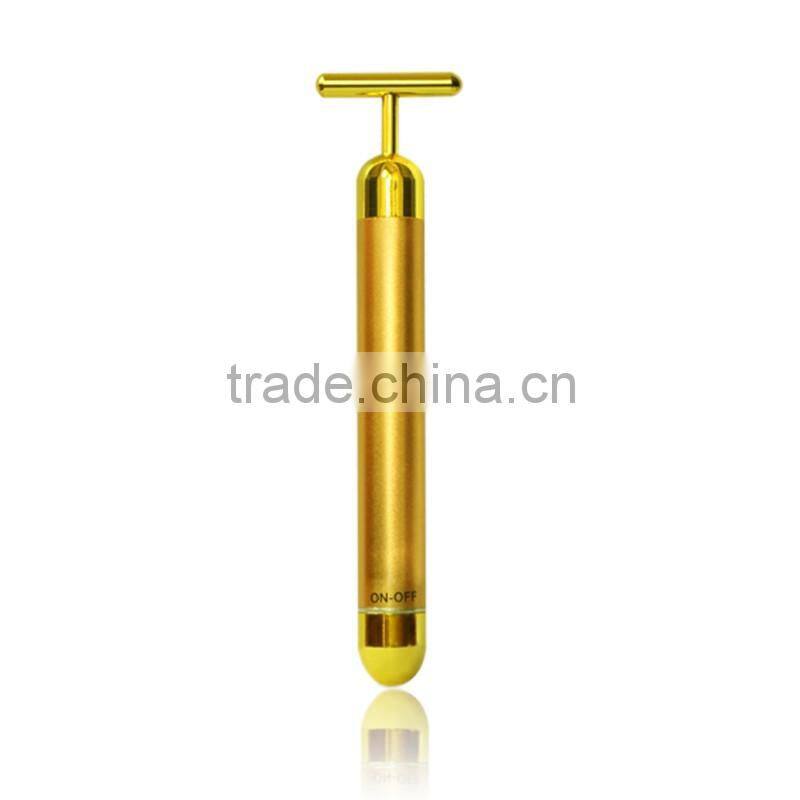 Handy Energy facial massage Vibrating Facial Massager 24k Gold Beauty Bar