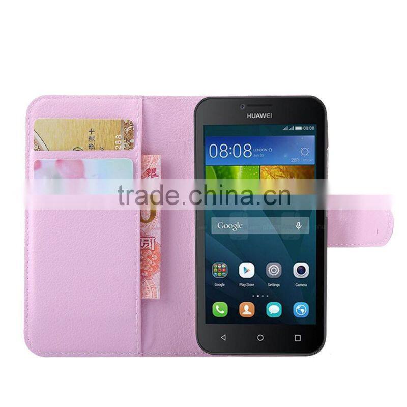 CHEAP COW SKIN TEXTURE Soft Wallet Case Stand PU Leather Case For HUAWEI Y5 Y560 FLIP LEATHER CREDIT CARD CASE