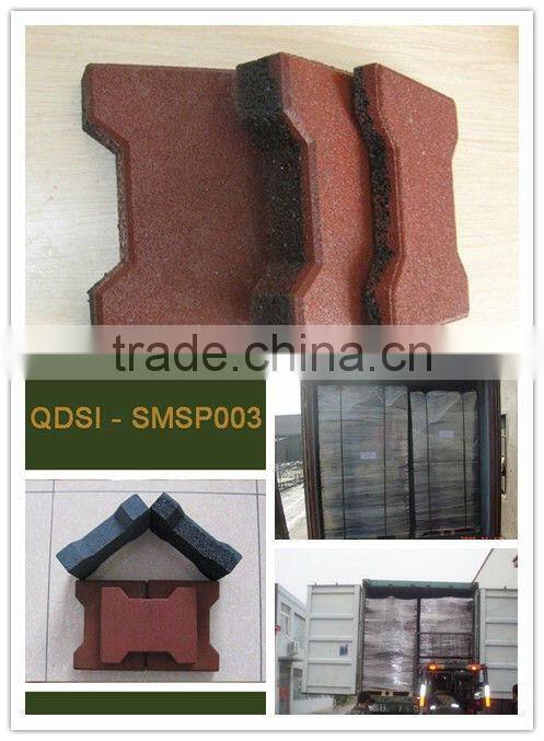 recycled rubber pavers
