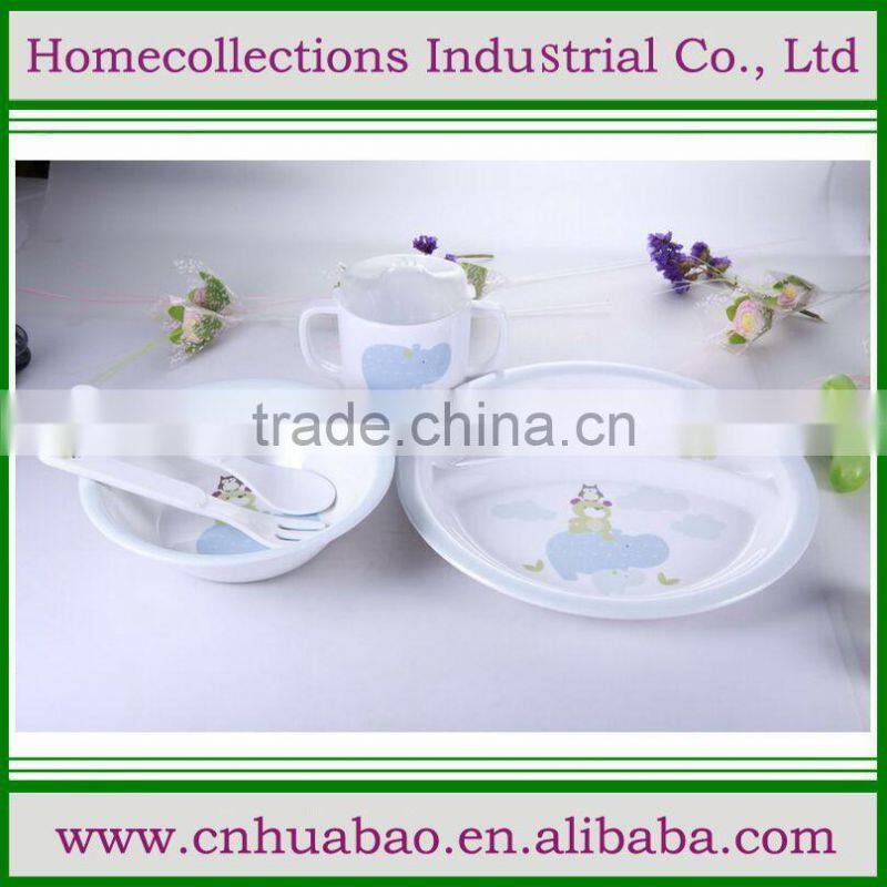 2016 custom-made melamine baby cutlery set, baby bloomer sets