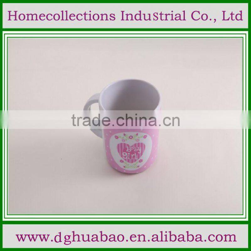 melamine cup with smiling face, mugs for customize