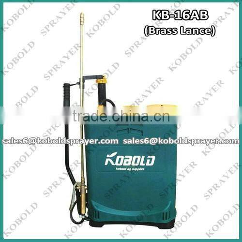 (KB-16AB) India market 16L double pump hand sprayer