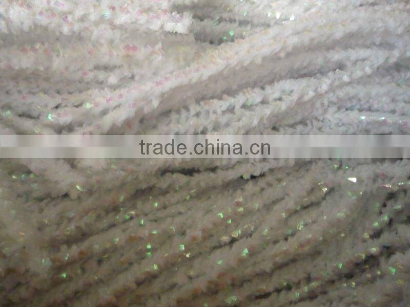 Christmas tinsel ornaments