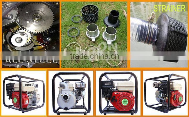 Engine drive portable with hose deep well water pump