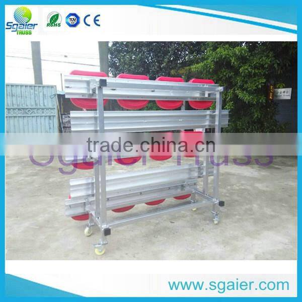 Sgaier protable aluminum bleachers for stadium ,metal bleacher seating