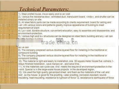 beam prefab steel house