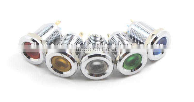 12mm metal indicator 220v pilot lamp GQ12C-D