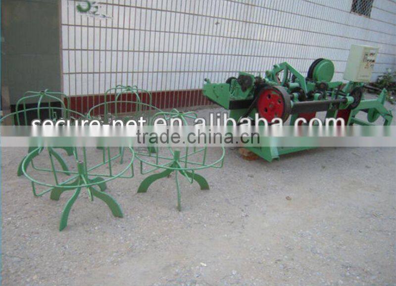 Automatic barbed wire twising machine, Double twisted barbed wire making machine