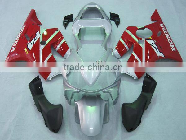 For Honda CBR600F4I CBR600 F4I 2001-2003 2002 Red Silver Fairing Body Work