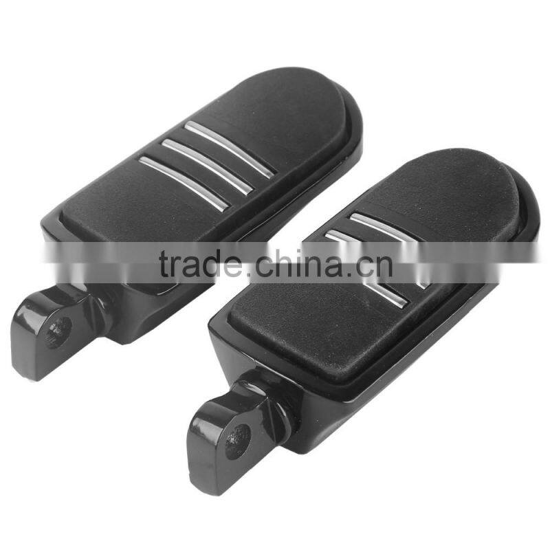 Streamliner Style Black Footpeg Foot peg For Fatboy FLSTF Night Train New