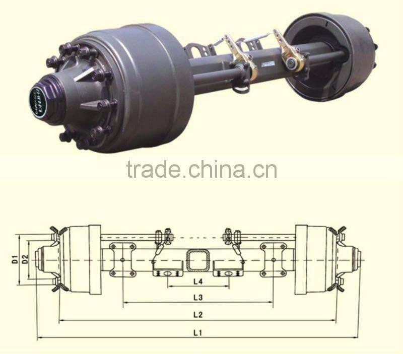 High quality trailer axles manufacture German axle for Africa