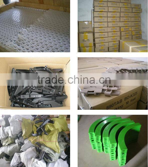 2400D Radius Flush Grid Modular Belt