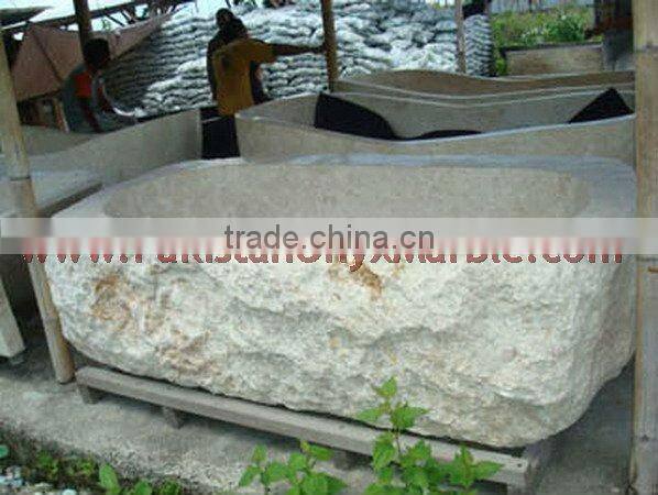 Handcarved in pure Natural Marble Stone/MARBLE BATHTUBS