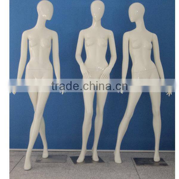 Abstract sex female sitting mannequin for window display