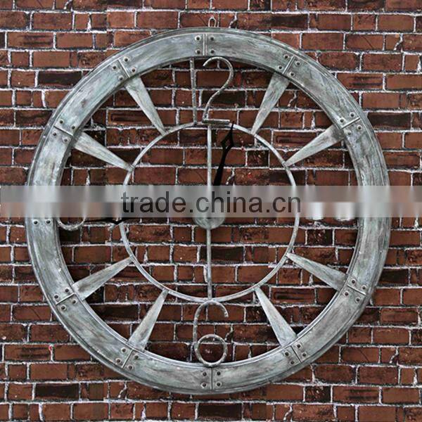 Metal Roman Numeral Clock Home decor wall clocks