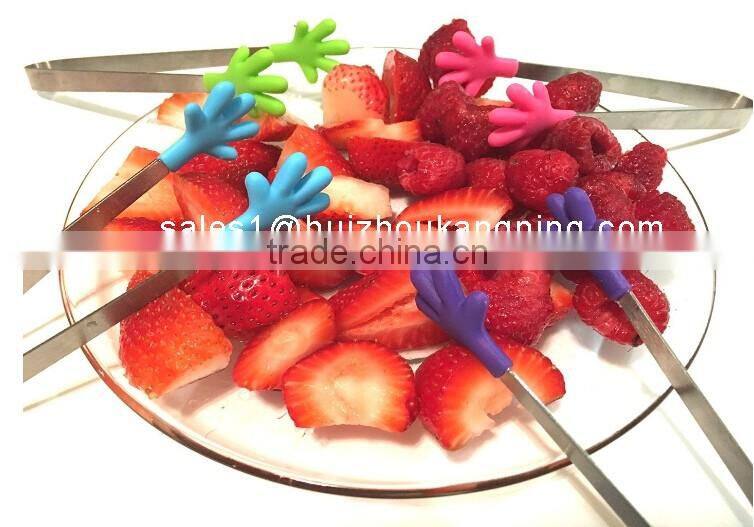 Perfectly designed high quality Silicone Mini 5 inch Tongs