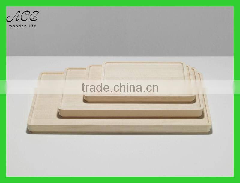 Rectangle wooden serving tray