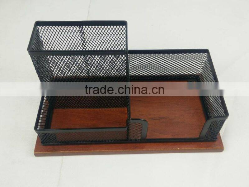 Store More Mesh 3 Tier Rack and 5 Upright Sections Metal Magazine Office Desk Organizer