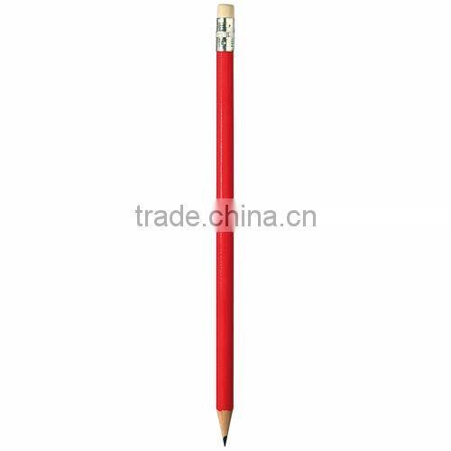 Promotional Sharpened Wooden Standard Pencil with eraser Topper