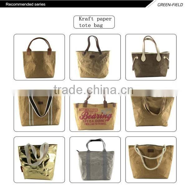 ladies washable kraft paper clutch bag,recycled brown kraft paper clutch bag