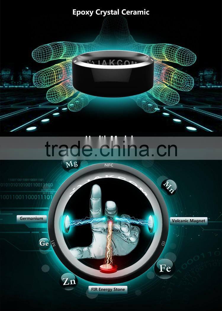 2016 New Generation Smart Ring Jewelry Factory Price Customized Nfc Smart Ring Mens and Womens Rings Size Available