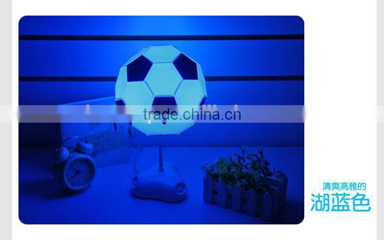 Creative DIY Handmade Football Decorative Table Lamp, Personality World Cup Football Lamp Colorful Atmosphere Night Light Lamp