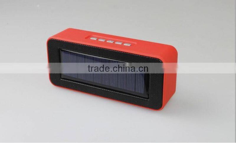 Factory Direct Sale New Arrival Outdoor Portable Solar Bluetooth Speaker Wireless Colorful Solar Speaker Support TF Card
