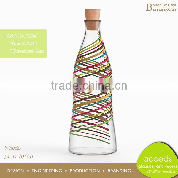 Custom Designed Cheap Glass Milk Bottles for Sale