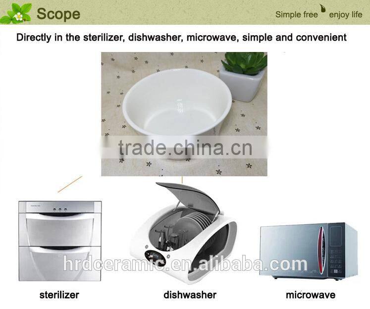 Stocked Wholesale White Salad Soup Cheap Porcelain Ceramic sugar Bowl