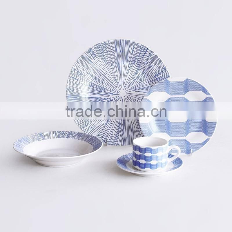 20pcs porcelain dinnerware set with full decal,porcelain dinnerware set,20pcs ceramic dinner set
