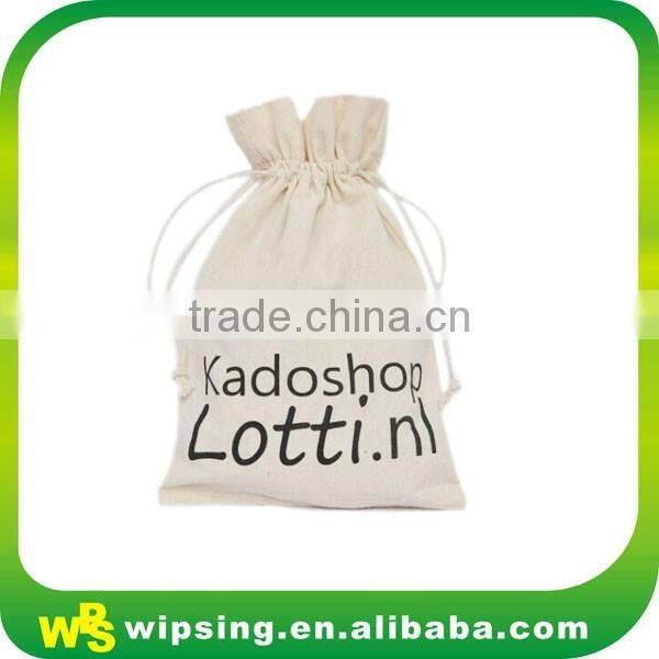 China Wholesale Cotton Drawstring Packing Bags, Cotton Souvenir Drawstring Bags