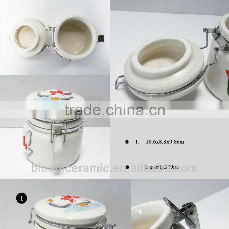 Ceramic storage pot for supply