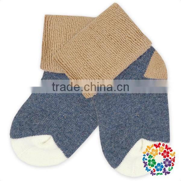 White Dots Printed Soft Cotton Socks Winter Warm Foot Baby Socks Wholesale