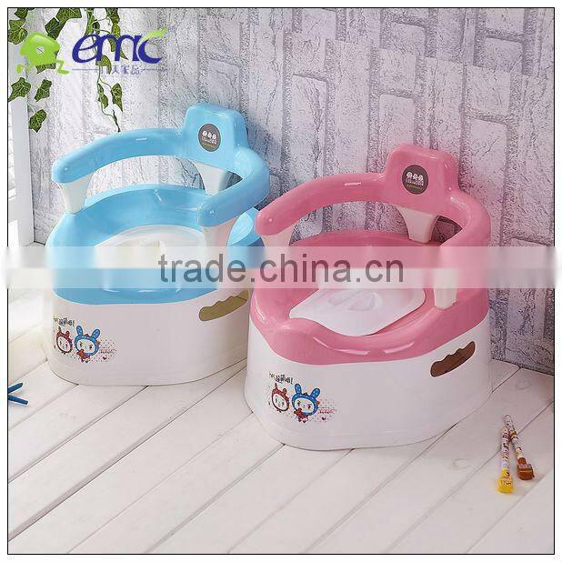 Hot selling plastic lovely children toilet baby potty