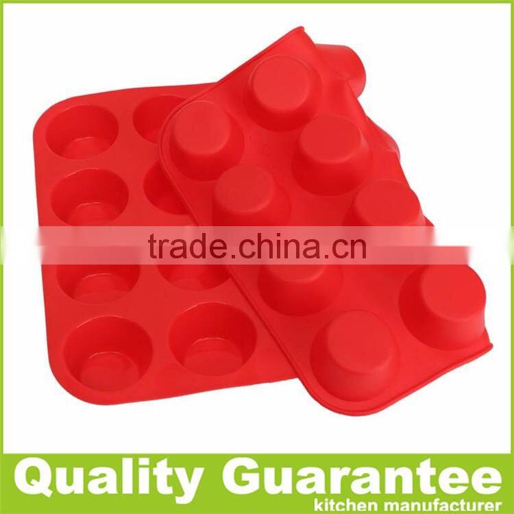 24 holes mini round silicone Muffin Pan easy cake mold microwave oven cake pan cookie pan