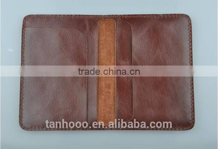 Brown- Black available wholesale pvc passport cover