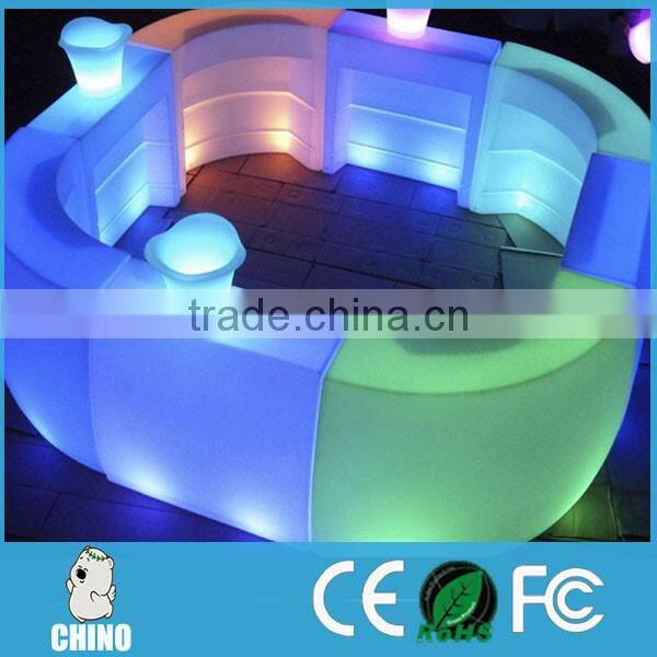 2016 New Modern LED night party Bar Counter table