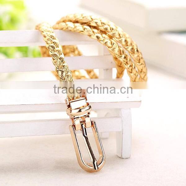 Factory Wholesales Cheap Women Waist Chain, Golden Fashion Waist Chain Belt for Women Dress