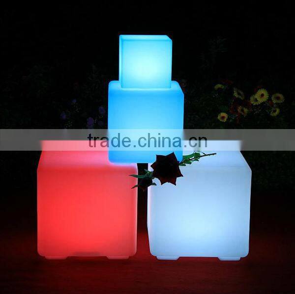 16 color changing led home furniture/bar chair/LED cube tank
