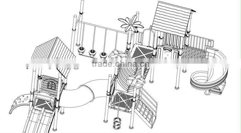 (HB-08702) KIDS FUN LAND ,CHINA 500 TOP BRAND PRESCHOOL SMALL PLAYGROUND FOR CHILDREN