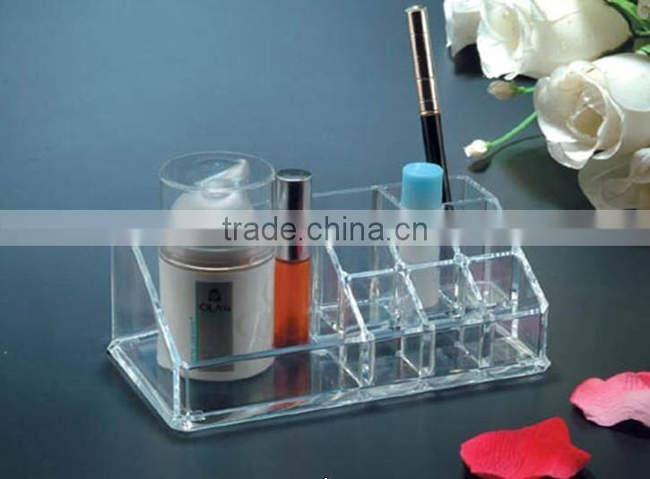 423358 clear acrylic compartment storage box