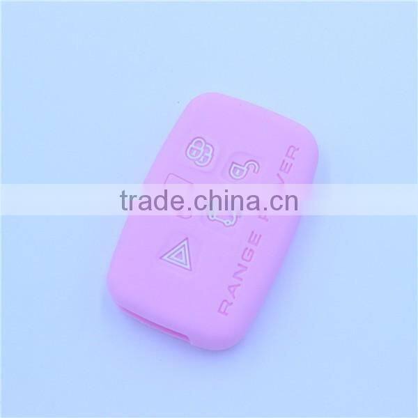 Silicone Car Key Skin Cover fit for LAND ROVER LR4 Range Rover Smart Key Case