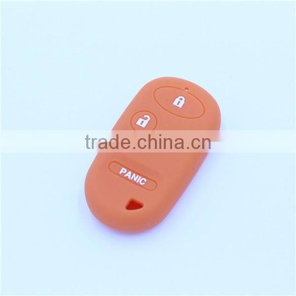 3 buttons silicone car key cover for honda in stcon much colors
