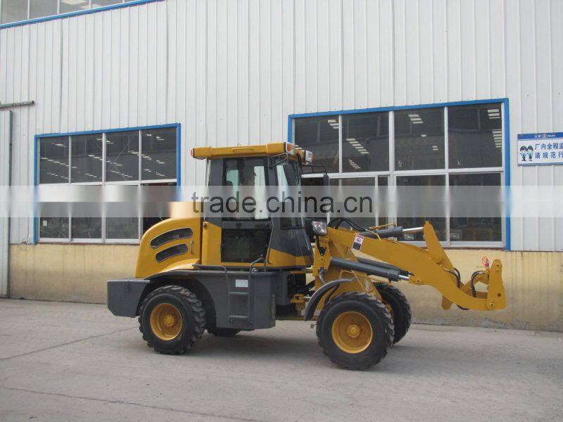 Huizhong zl15 mini articulated wheel loader with CE,ISO9001