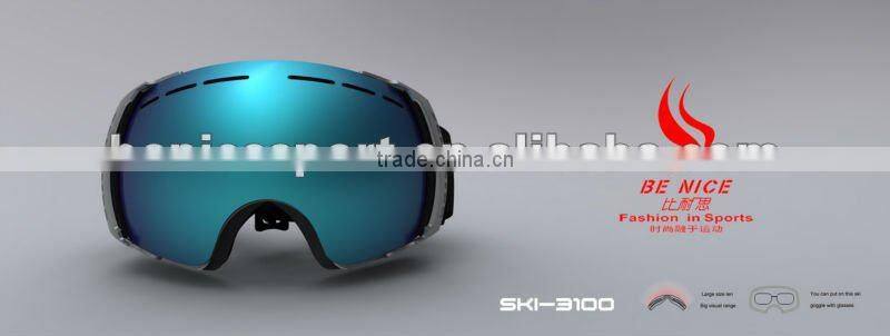 TPU frame snow goggles,ski snow goggles,ski board