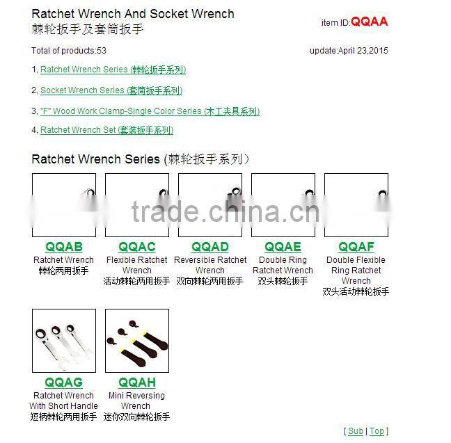 10mm ratchet wrench Flexible head Gear Spanner Combination Torque Chrome Vanadium Auto Repair Two way